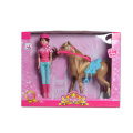 En71 Aprovação Crianças brinquedo boneca de moda plástica com cavalo (h1988010)